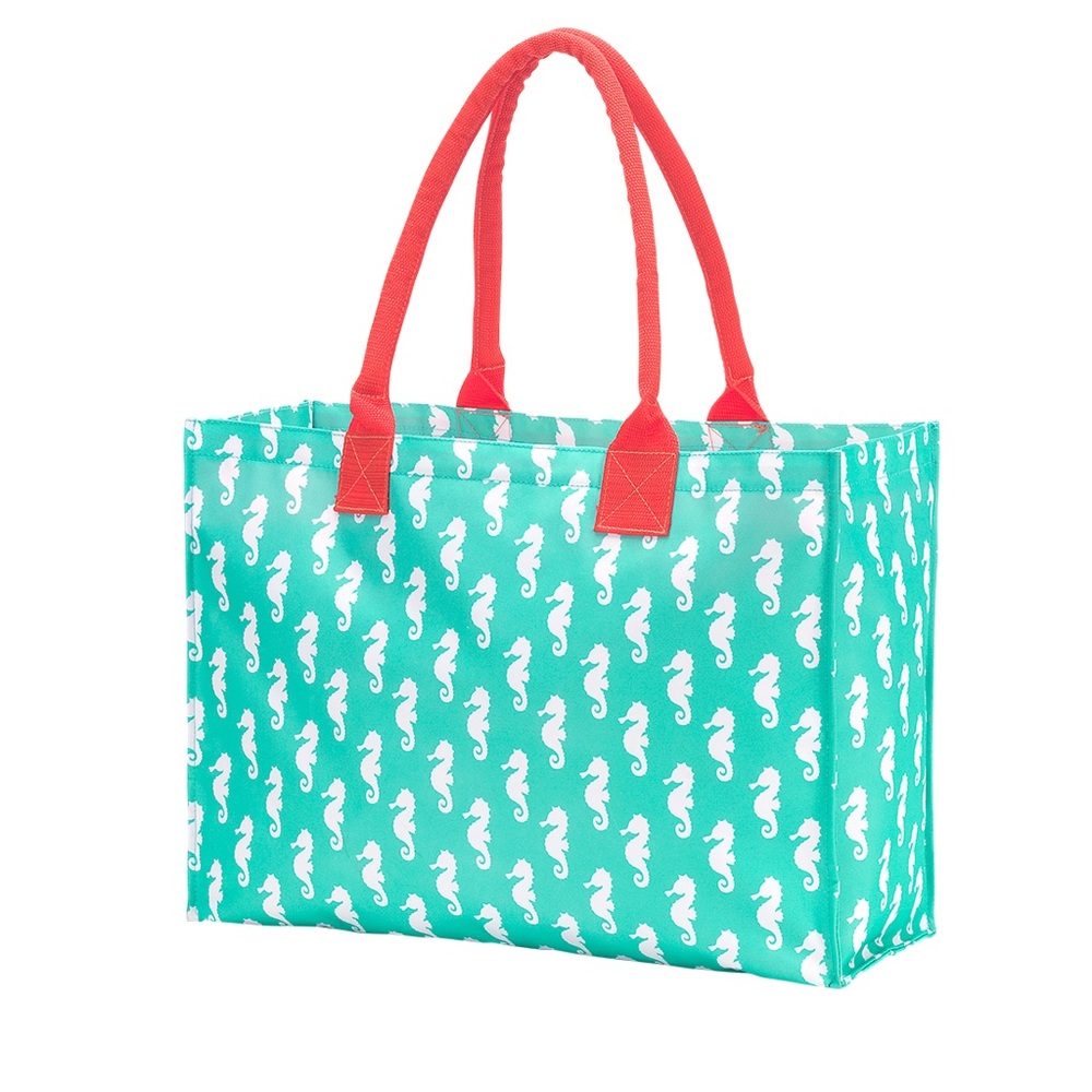Seahorse Tote/Beach Bag by Viv and Lou